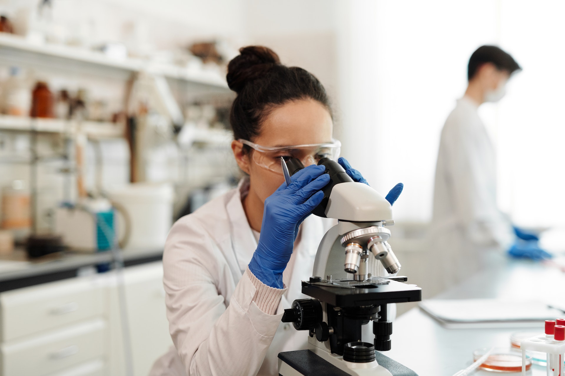 Workers in a laboratory