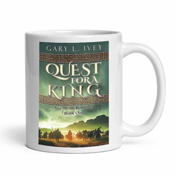 White Mug With Book Cover