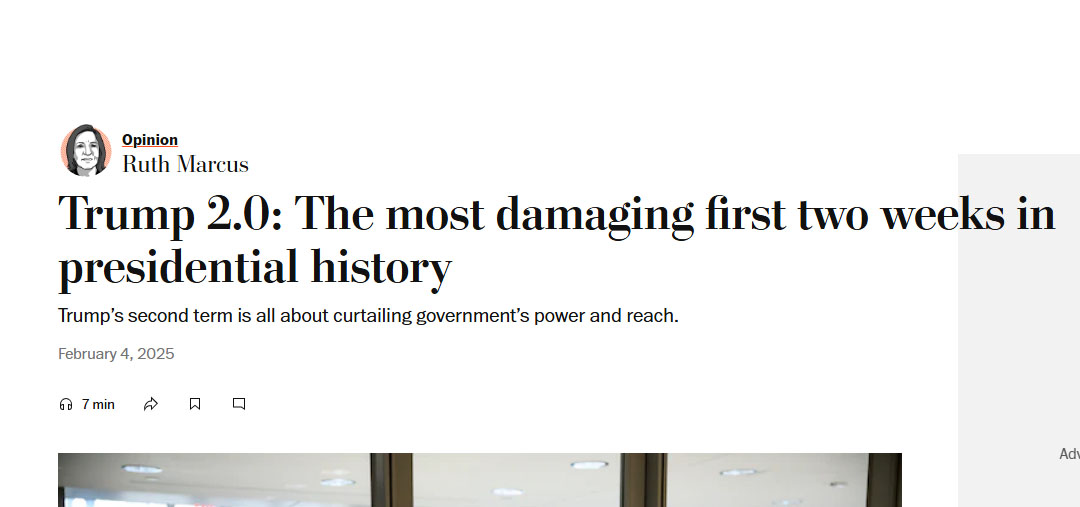 Washington Post Headline