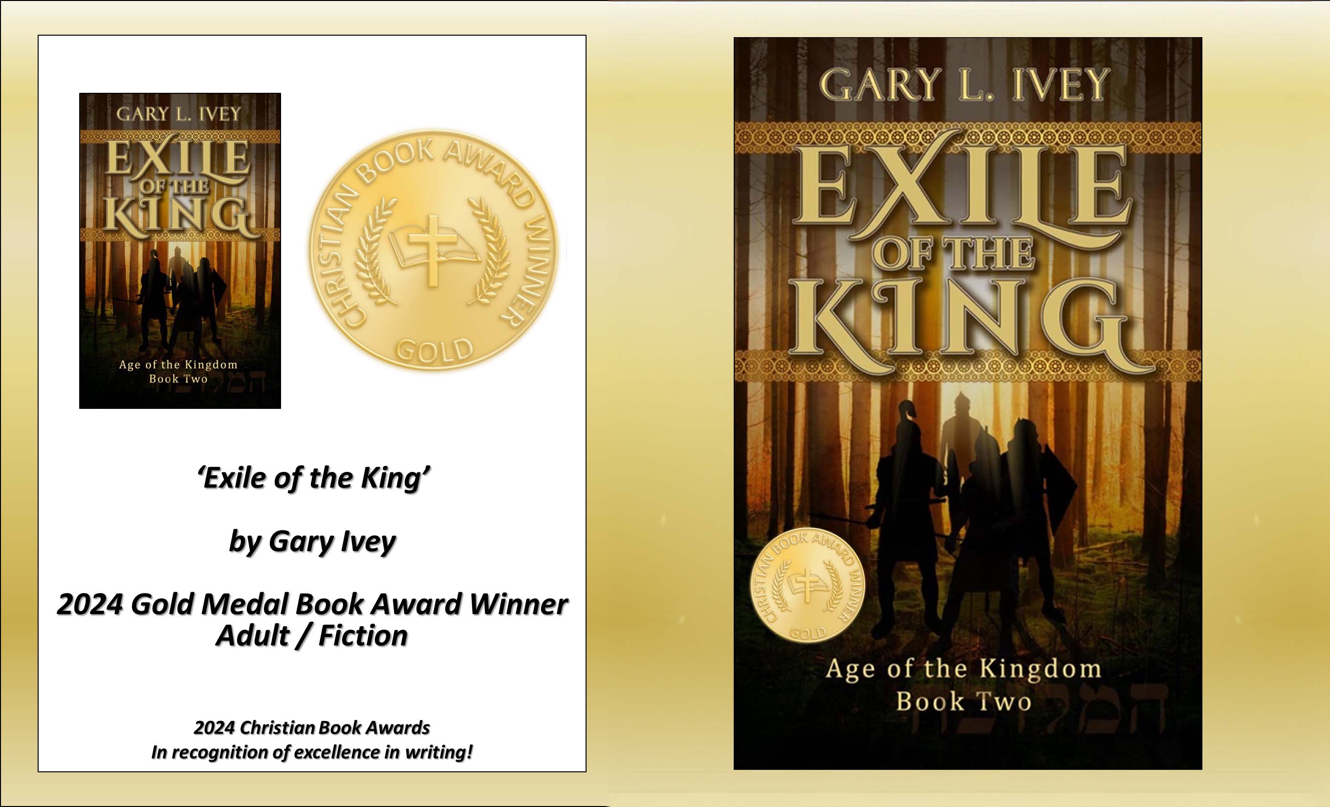 Exile of the King Award Winning Certificate CBA Jan 24 Hero